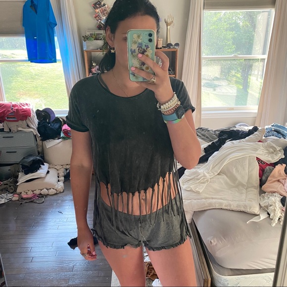 LIKE NEW SURF GYPSY CROP TOP - Picture 5 of 8